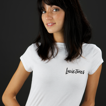 Load image into Gallery viewer, Lucie Jones Box Fit T-shirt - White
