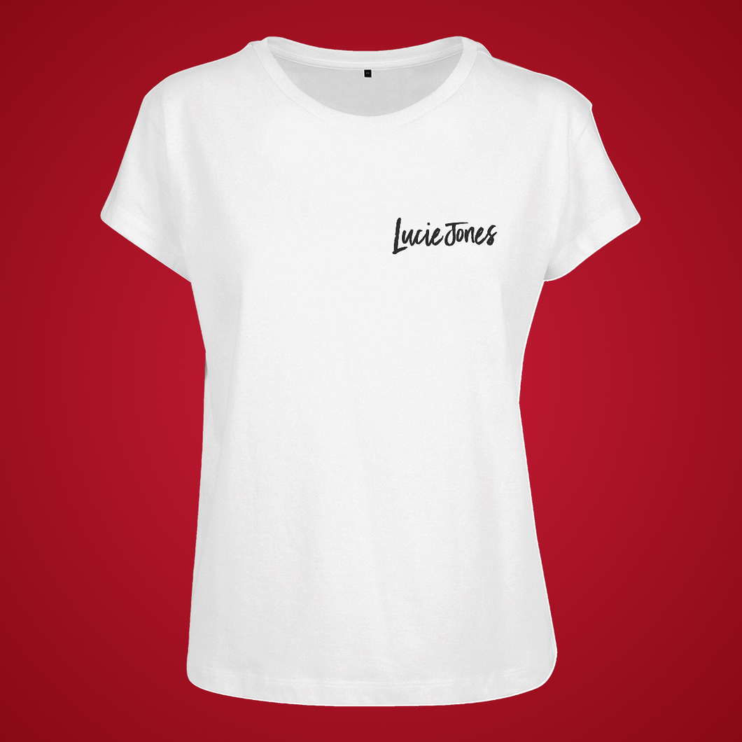 Lucie Jones Box Fit T-shirt - White